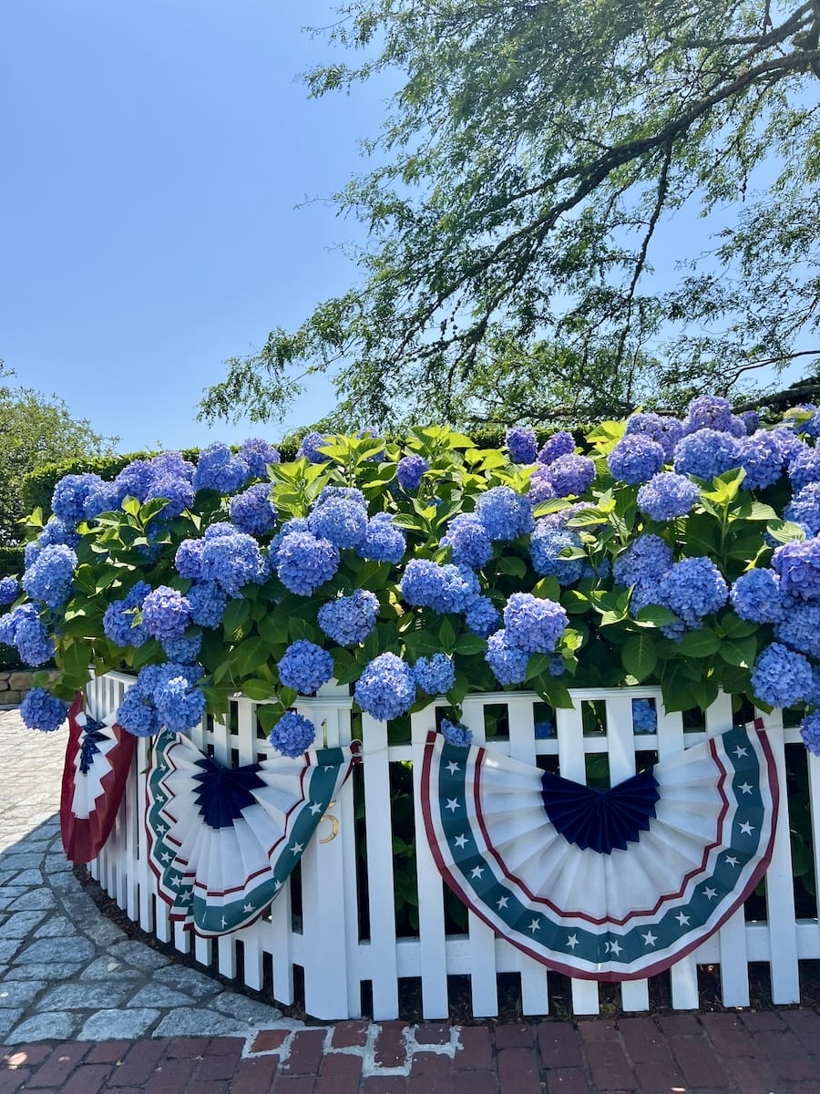 white picket fence