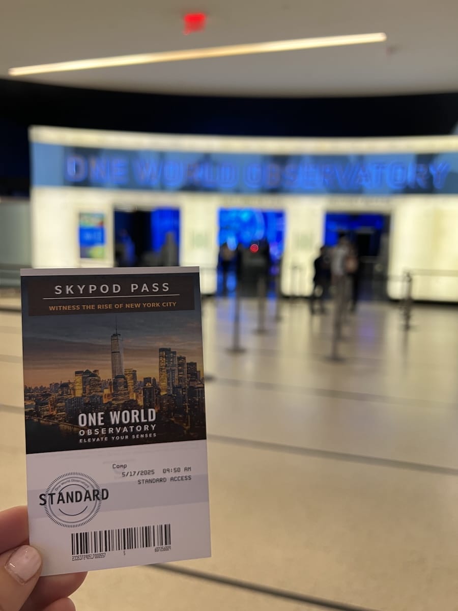 One World Observatory ticket