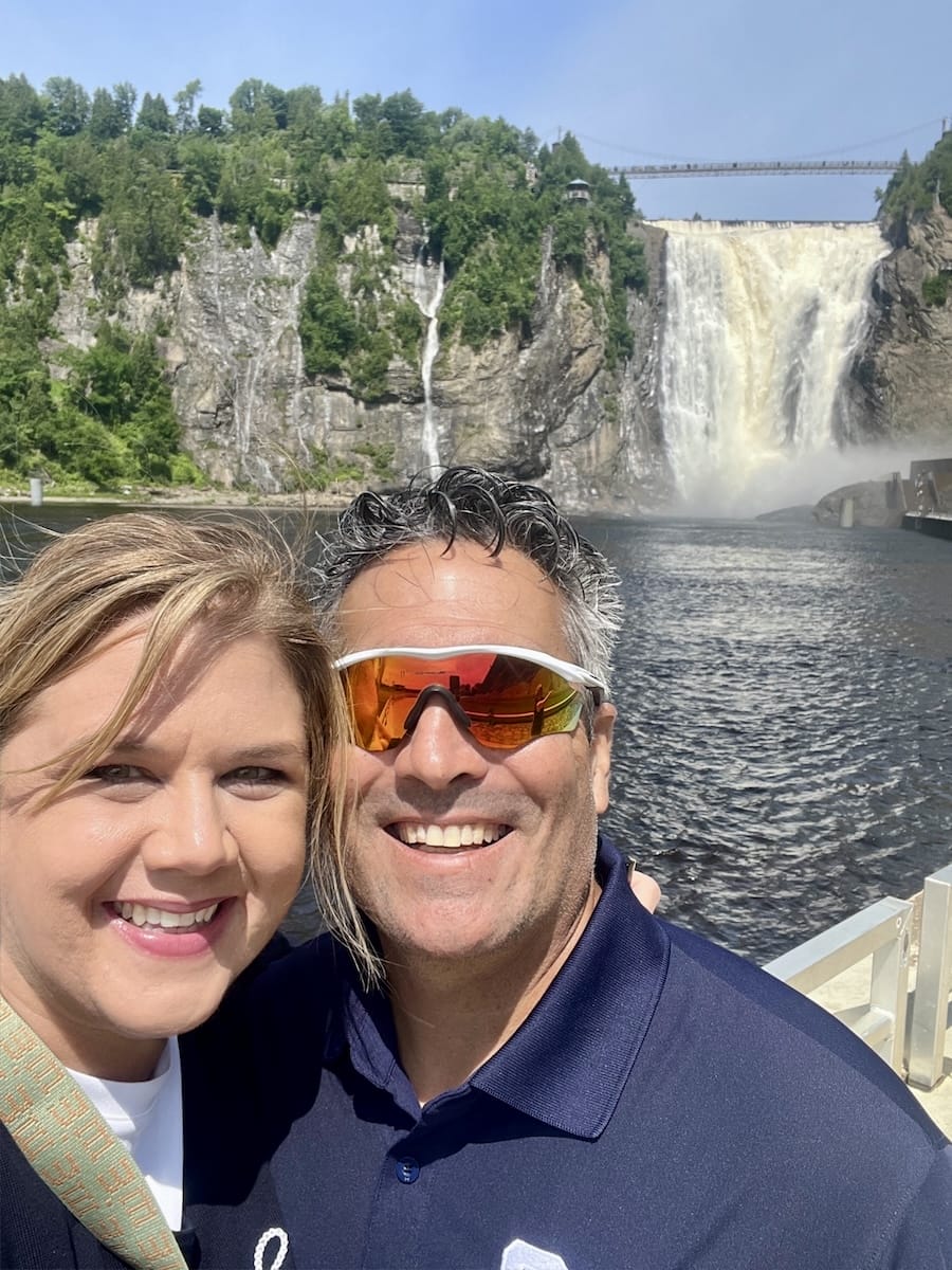 Michele and Kevin in Quebec City 