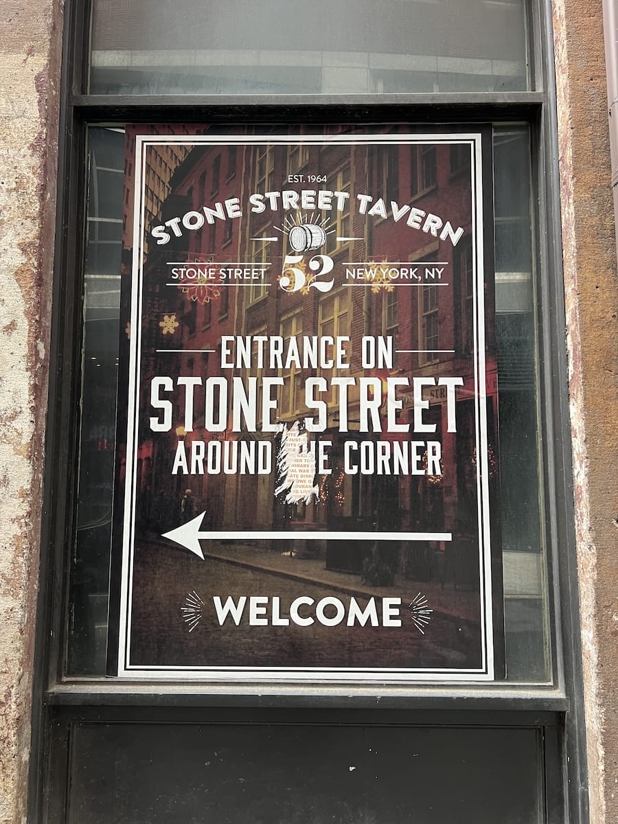 Stone Street sign