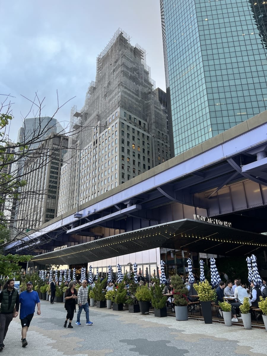 waterfront restaurant in NYC