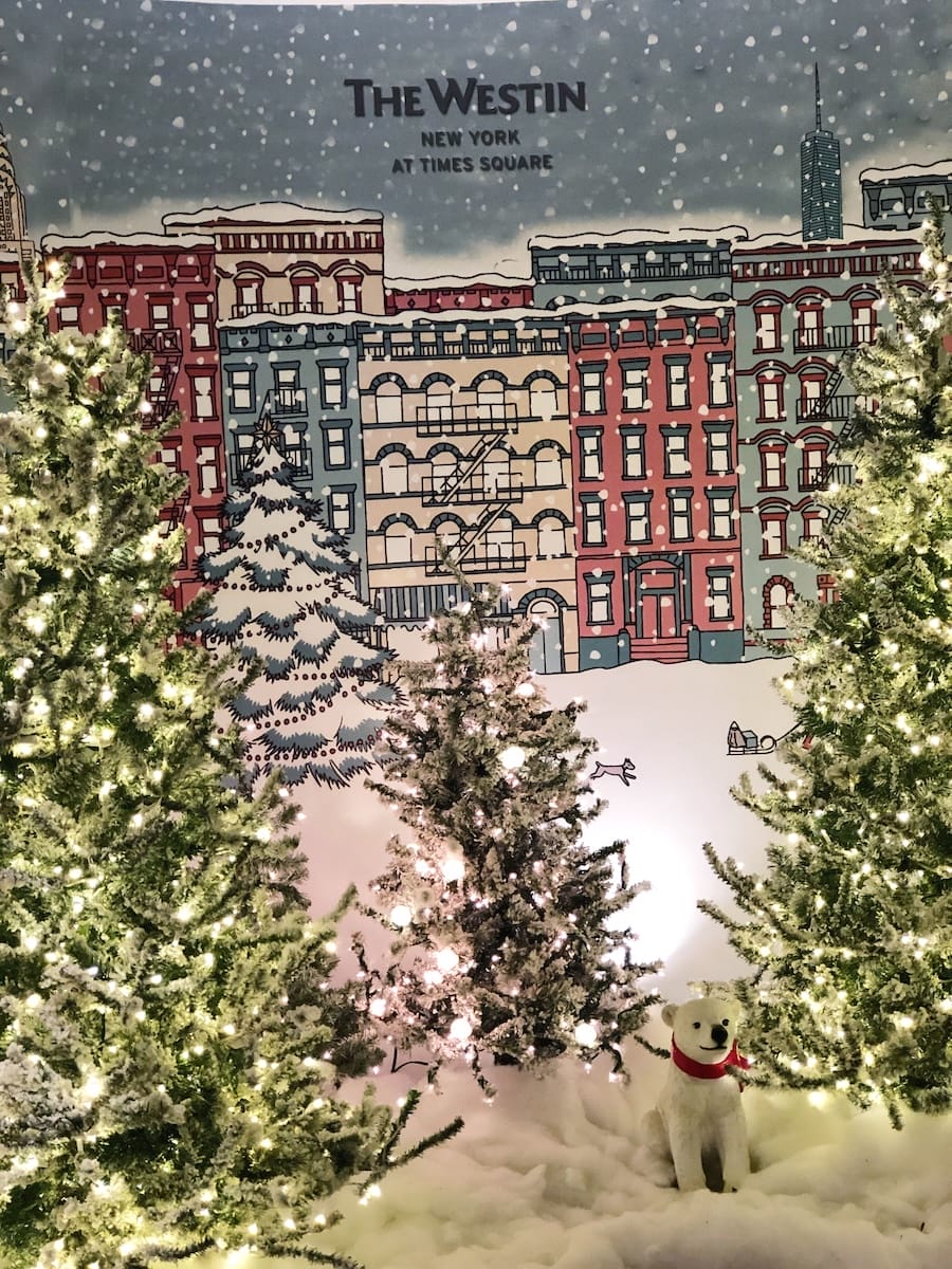 Westin NYC decorations