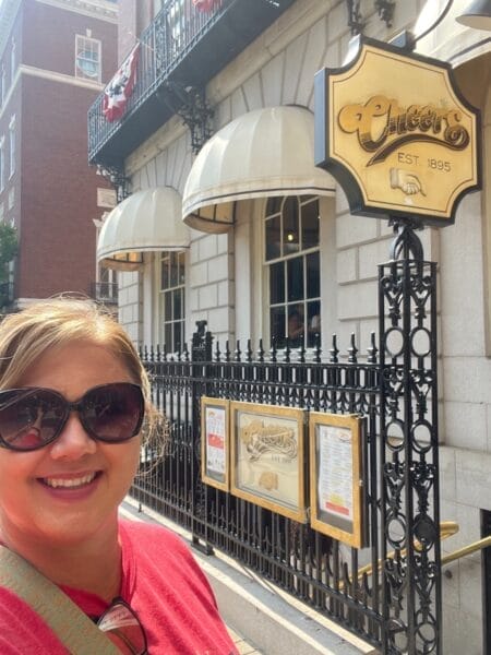 Michele at Cheers in Boston