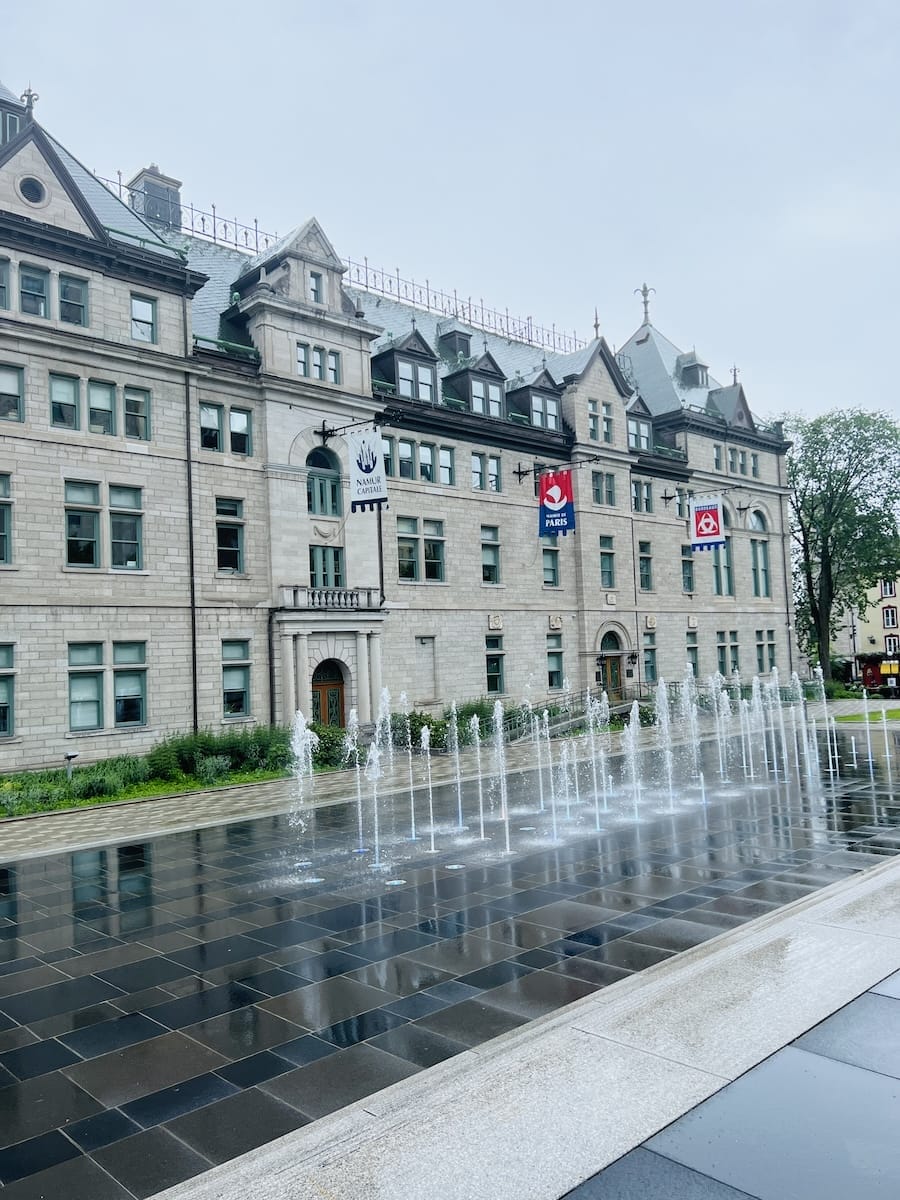 City Hall fountains