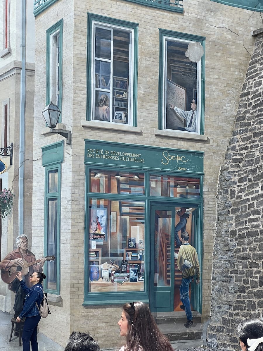 Mural in Quebec City