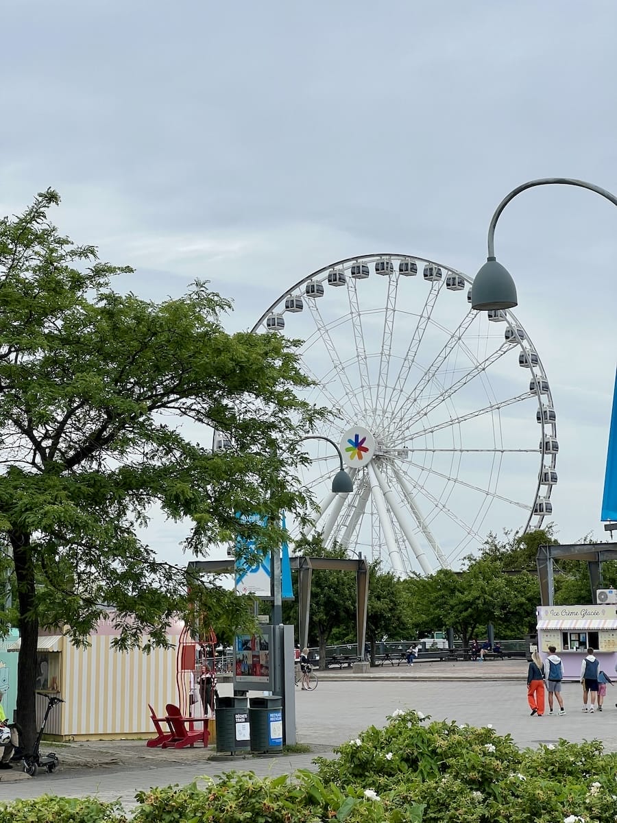 ferris wheel in Montreal