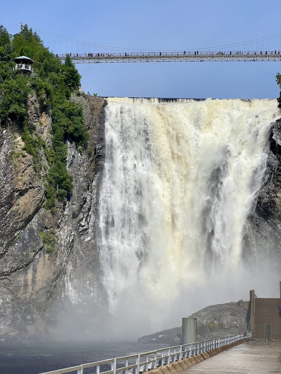 Montmorency Falls drawbridge