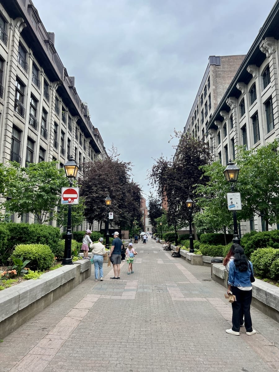 Montreal walkway