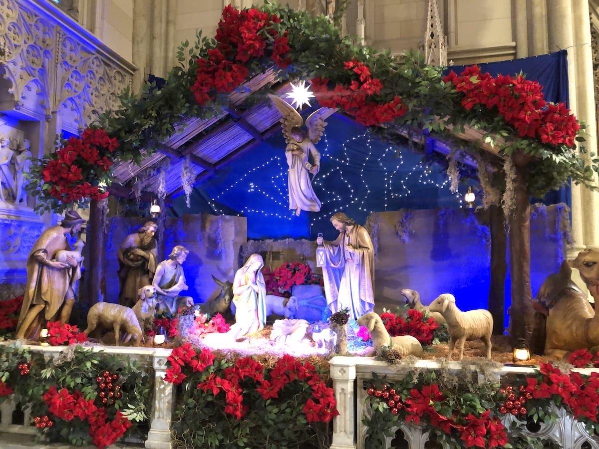 Nativity Scene at St. Patricks in NYC