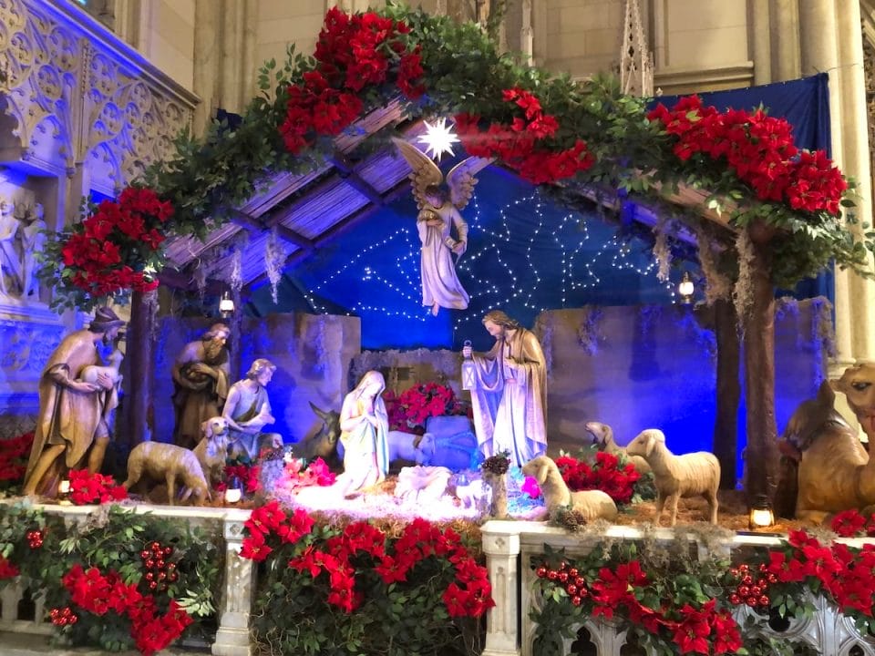 Nativity Scene at St. Patricks in NYC