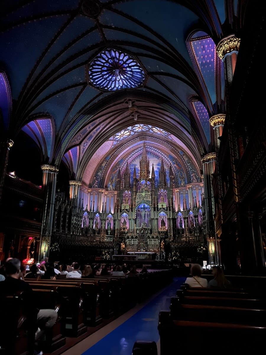 Notre Dame Aura Light Show