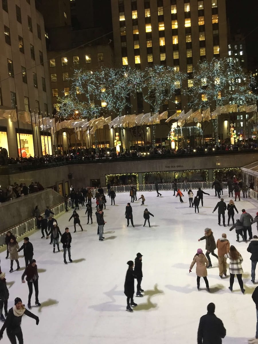 Rockefeller Center skating rink