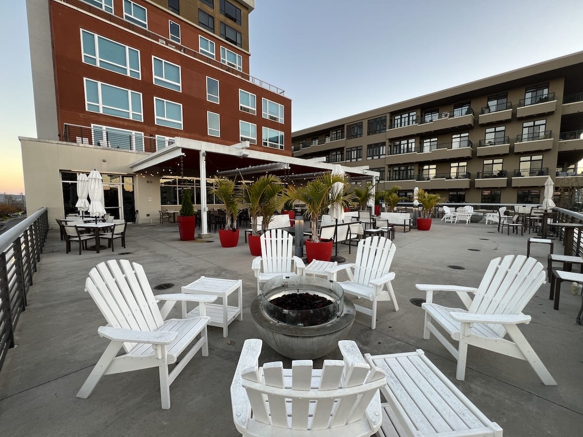 Asheville Cambria outdoor space