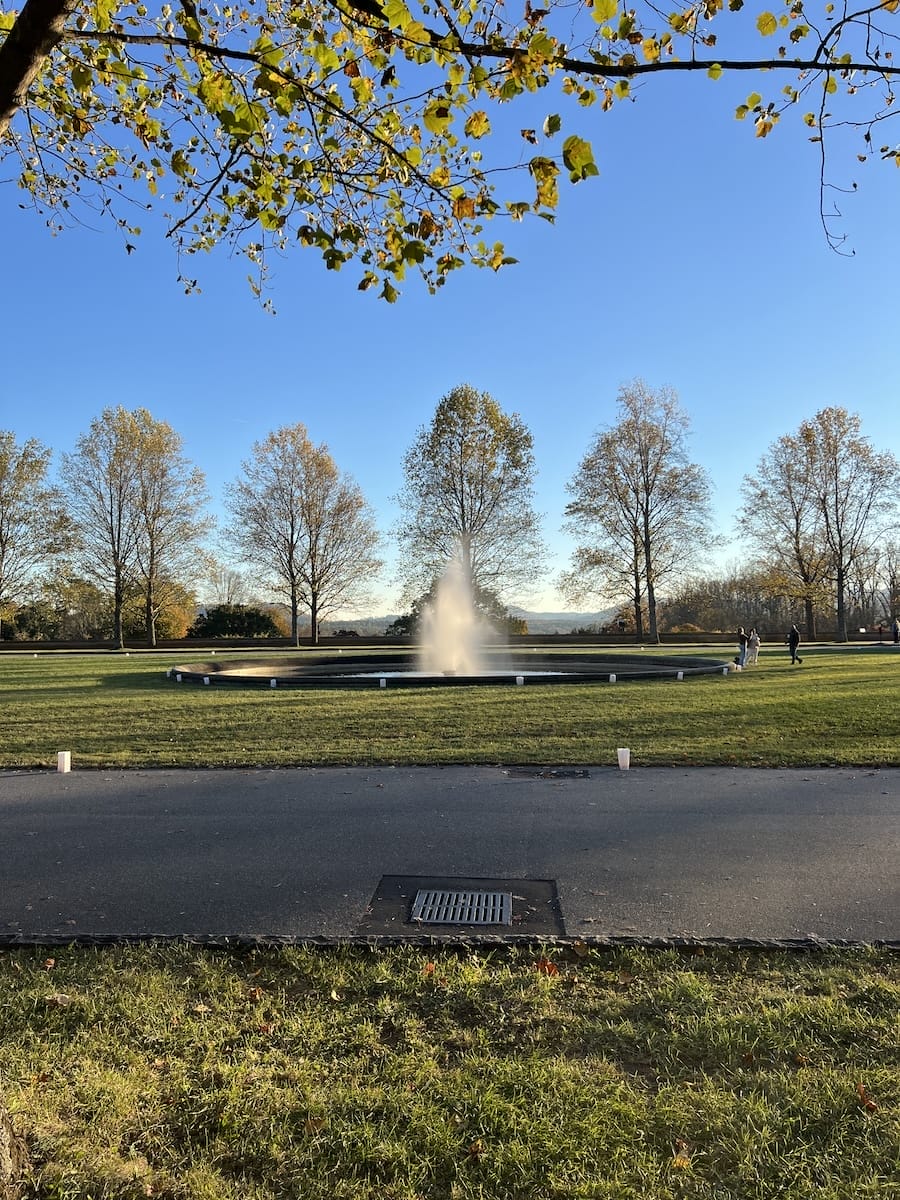fountain view