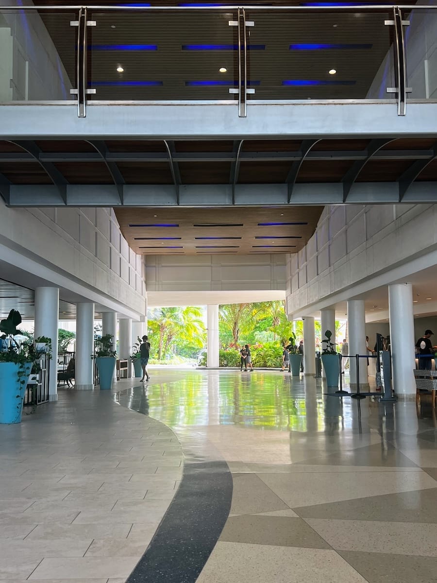Caribe Hilton hotel lobby
