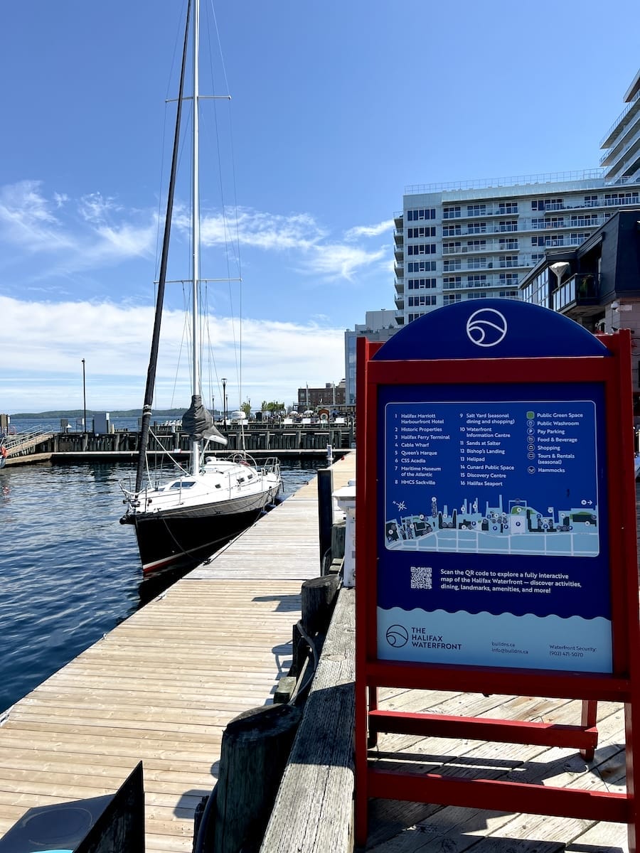Halifax waterfront boardwalk