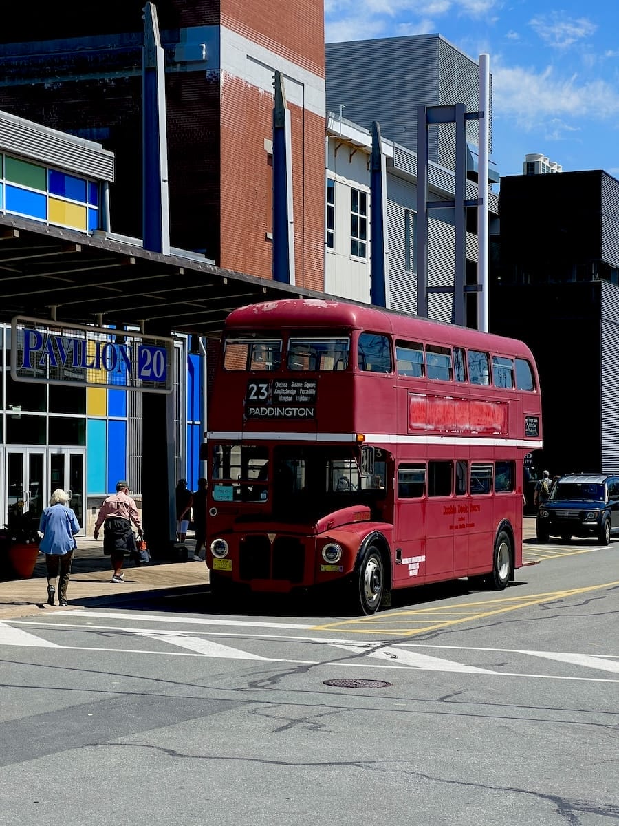 Double decker bus in Halifax