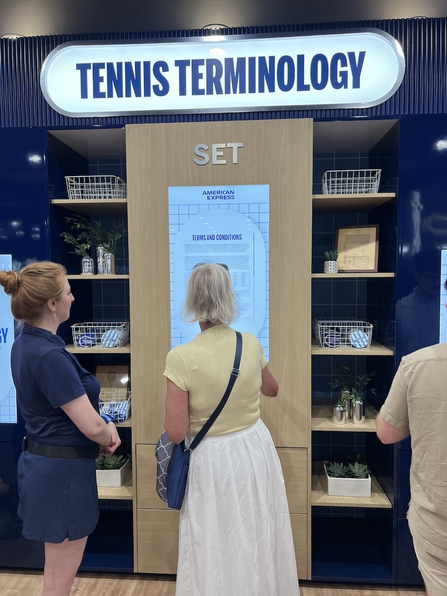 tennis trivia booth