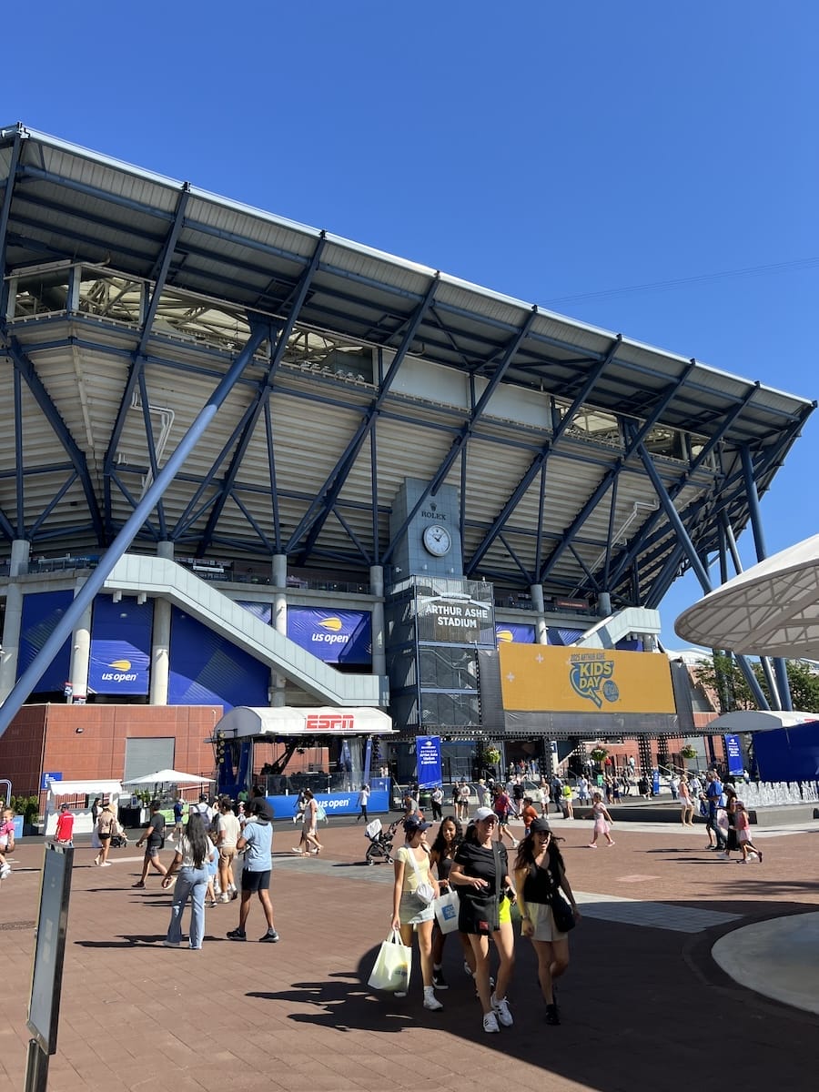 Arthur Ashe stadium at the US Open