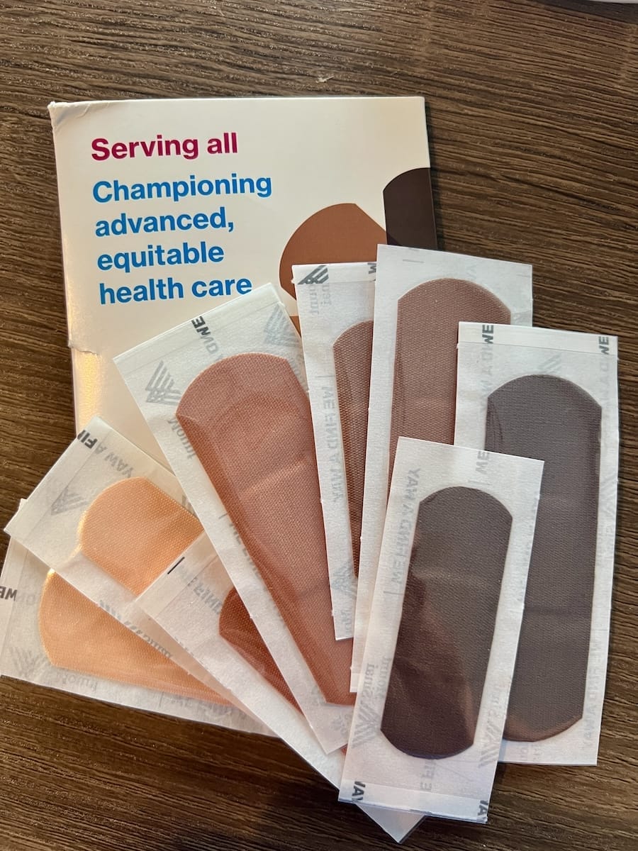 band-aids at Mount Sinai booth