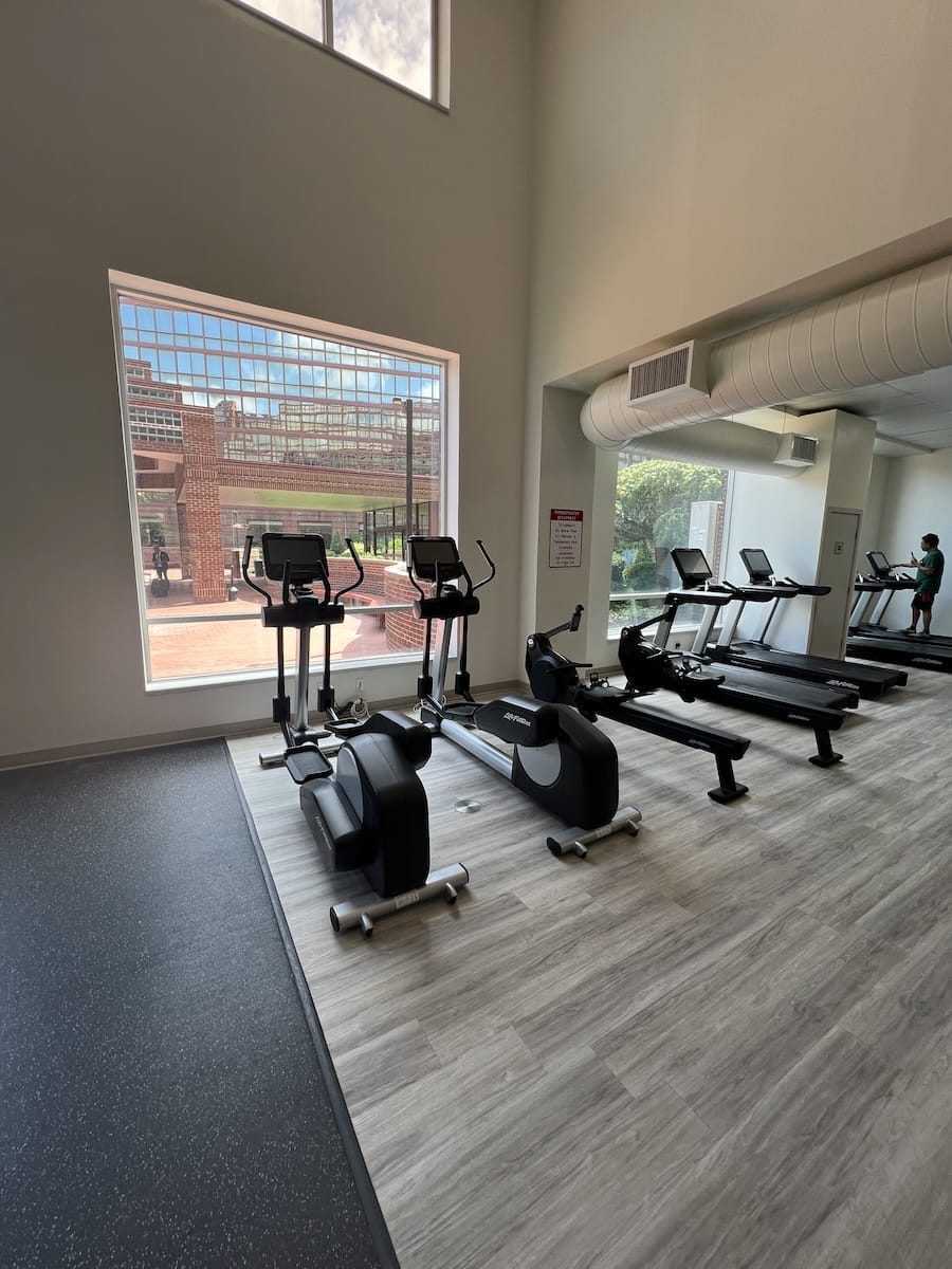 hotel workout facility