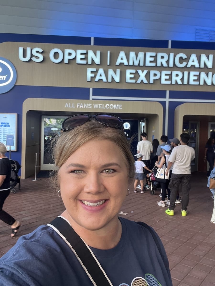 US Open fan fare experience entrance