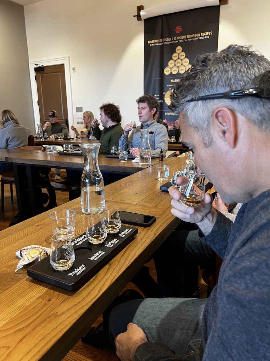 Four Roses bourbon tasting