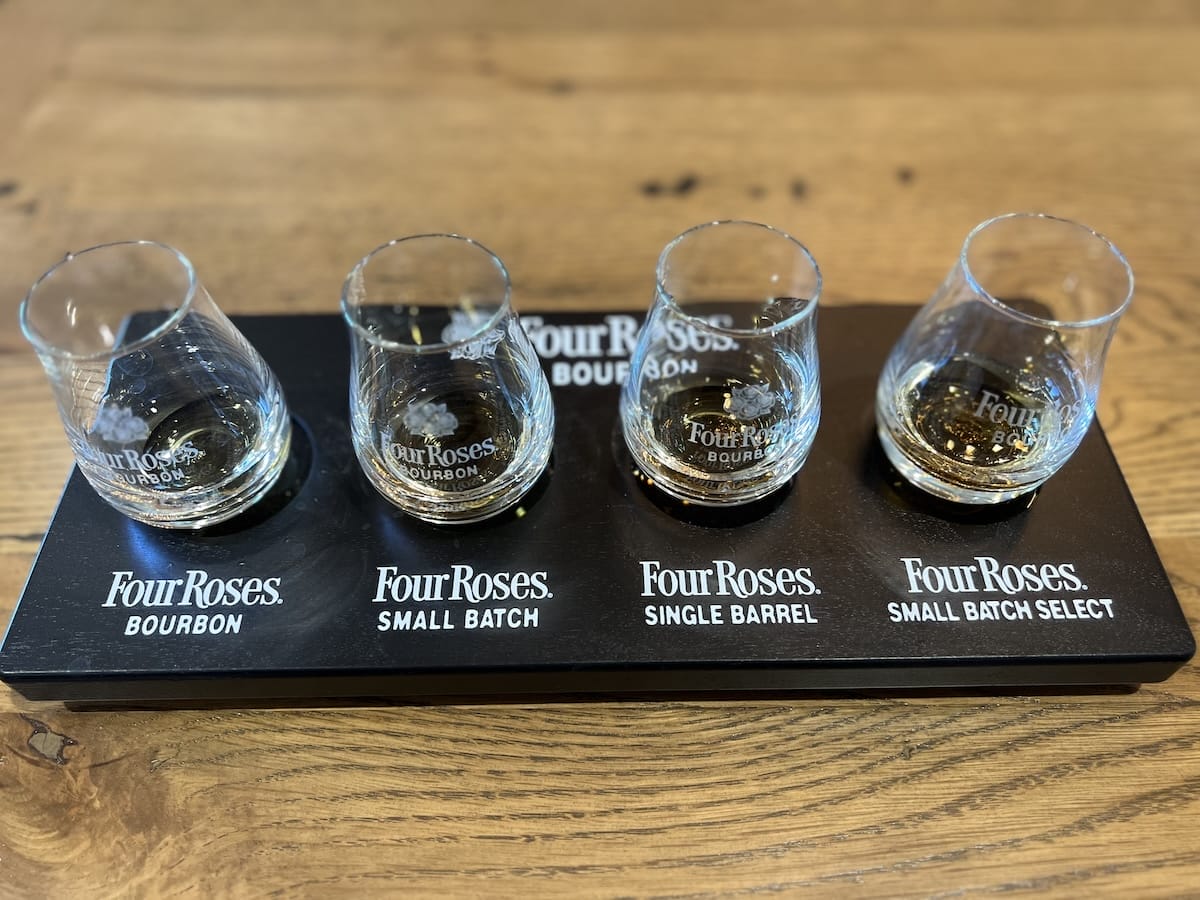 Four Roses tasting glasses
