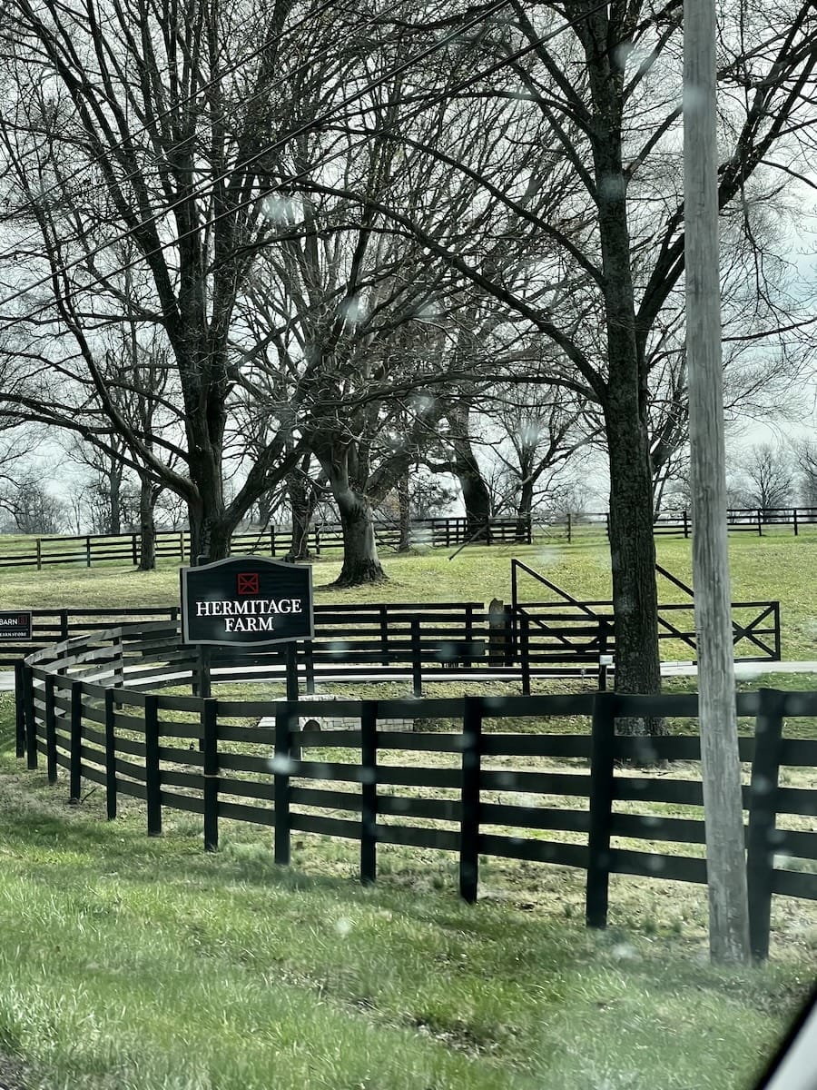 Hermitage Farm entrance