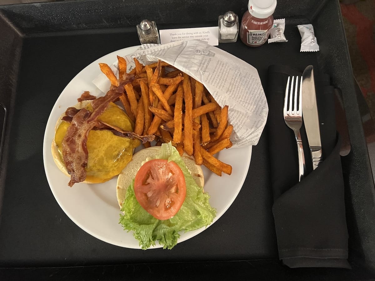 dinner at US Open hotel