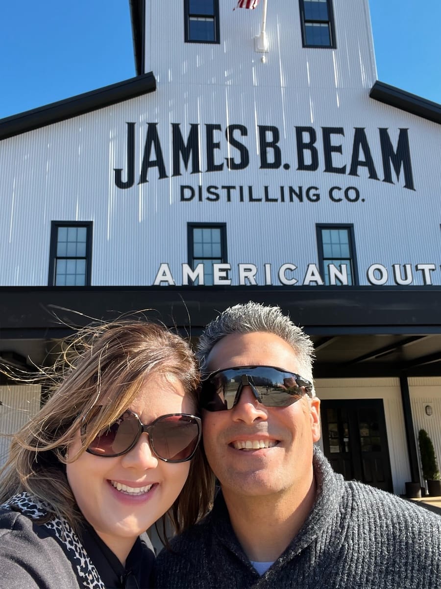 Jim Beam selfie in Kentucky
