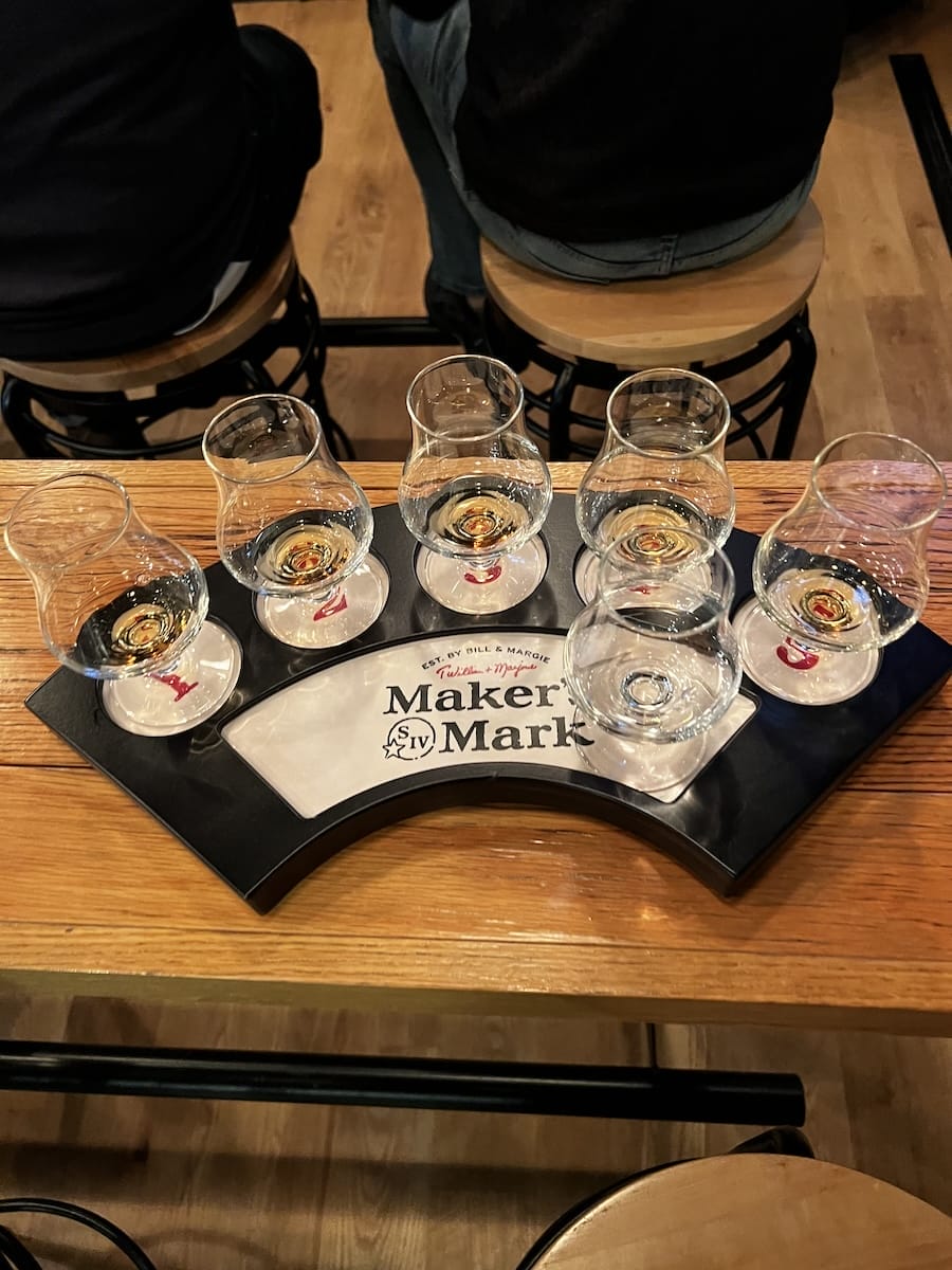 Maker's Mark tasting