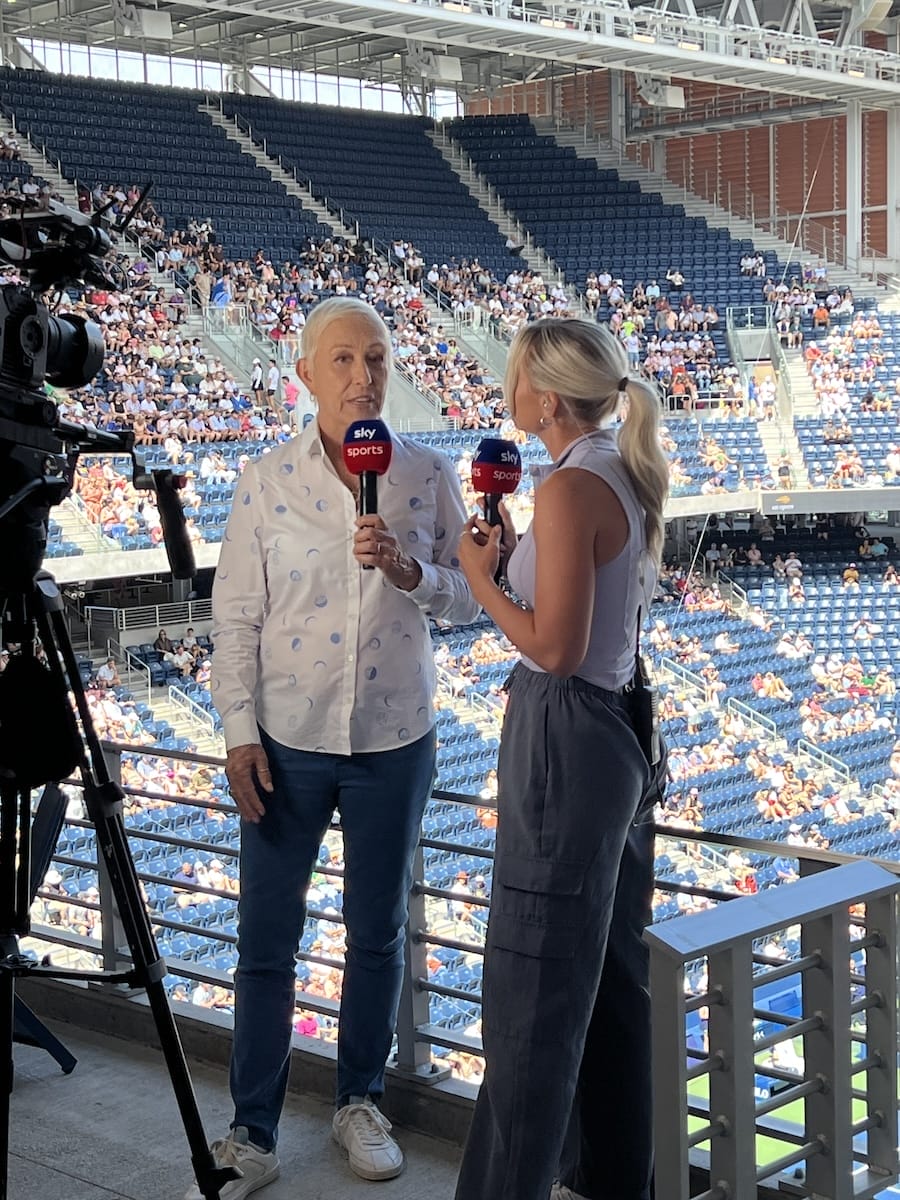 Martina Navaritalova at US Open
