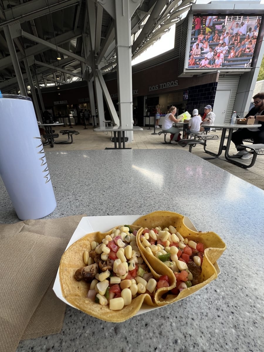 street tacos at US Open