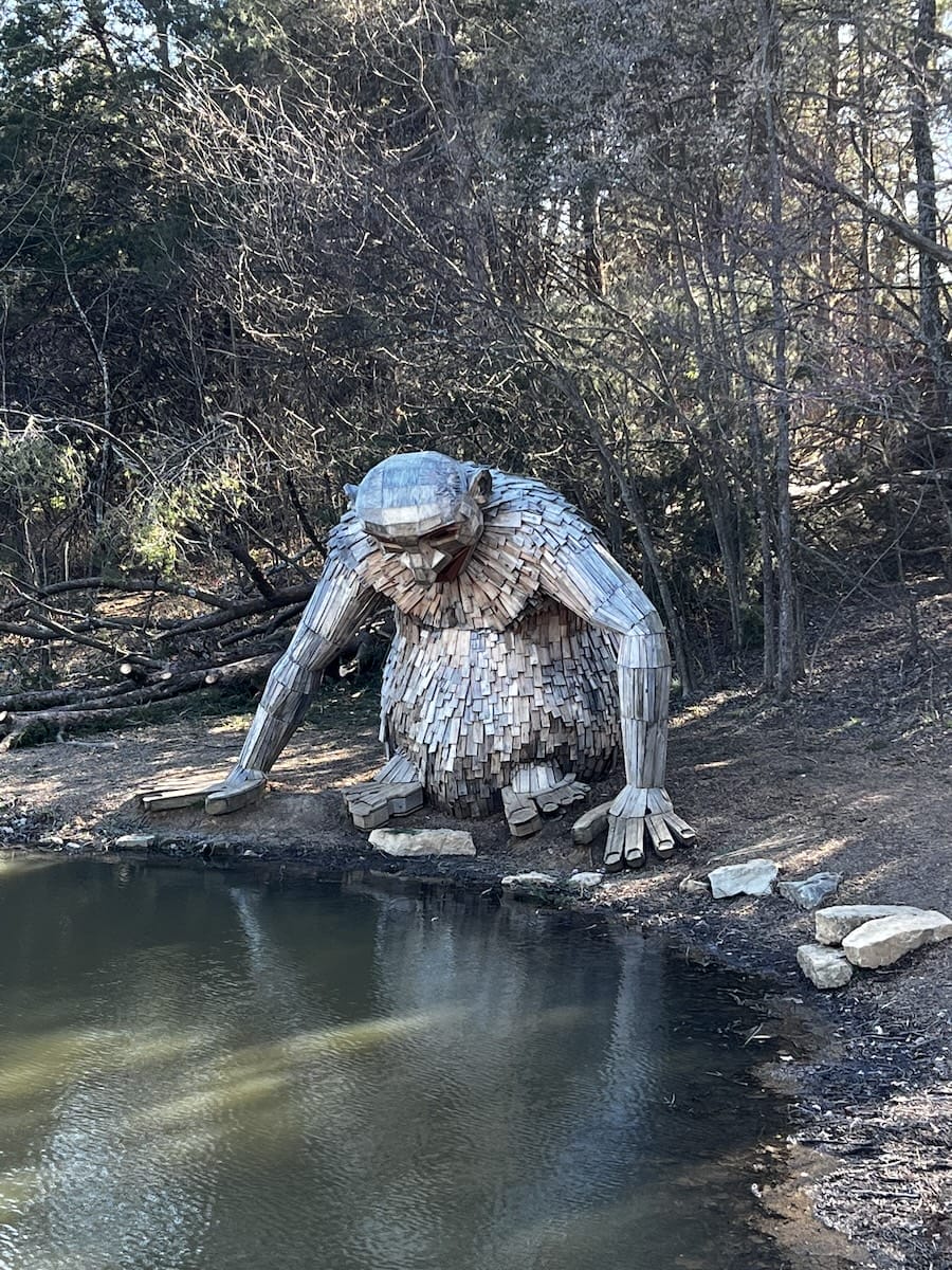 Little Nis by the water at Bernheim