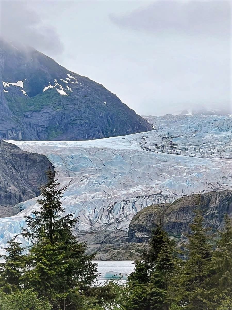 Mendenhall Glacier in Juneau, Alaska
