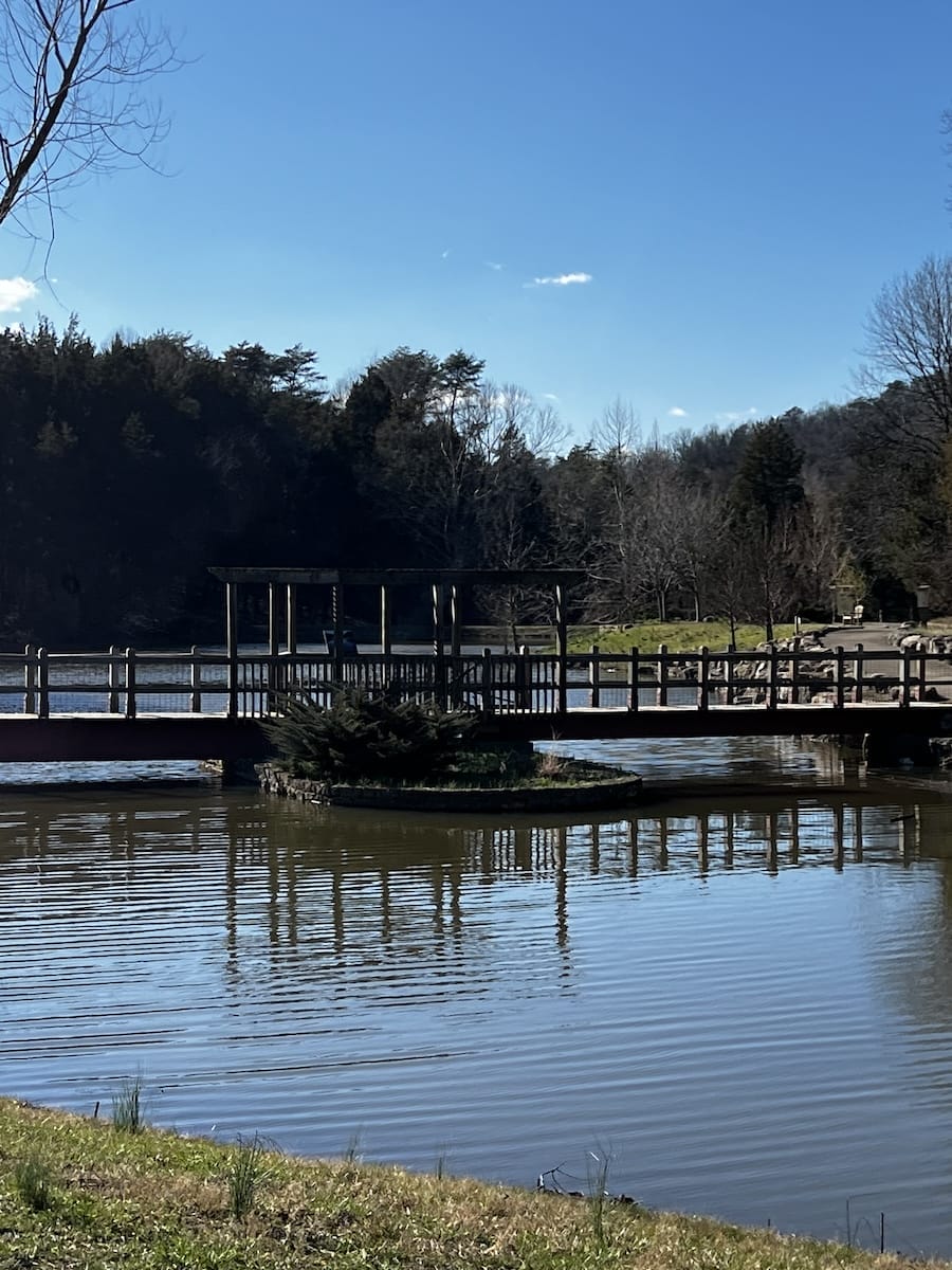 trail by the lake in Bernheim