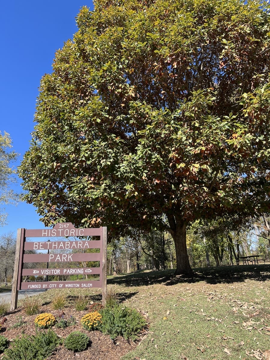Historic Bethabara entrance