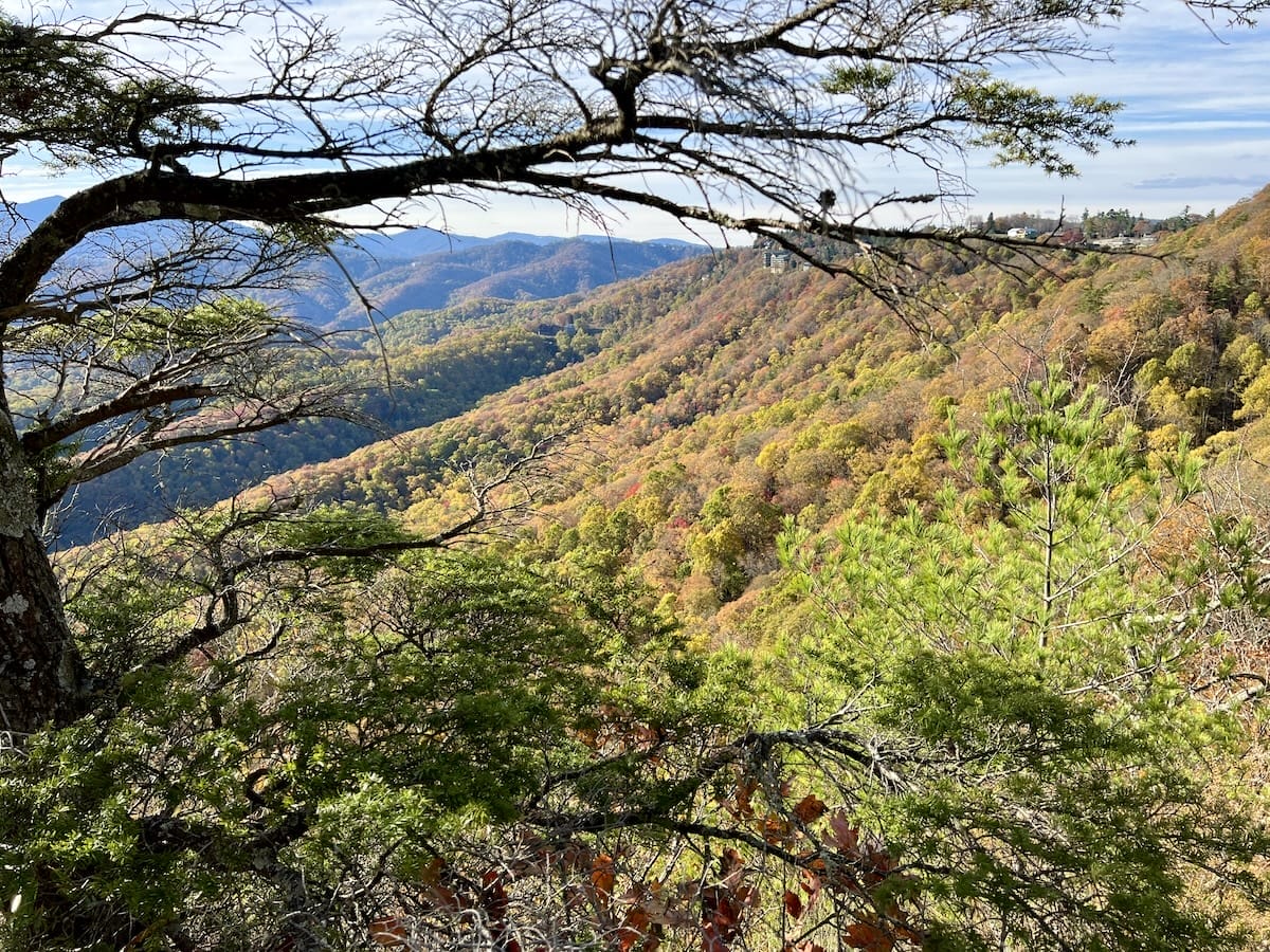 mountain view in North Carolina